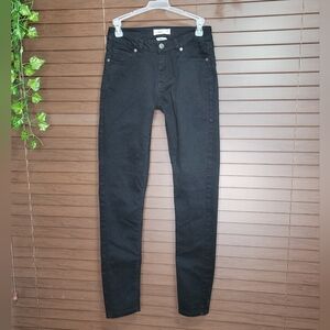 X-Roxx Mid-rise Skinny Black Stretchy Jeans Women's Size 5